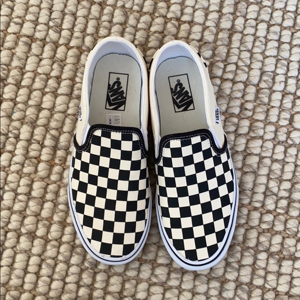 Size 9 Women’s checkered vans